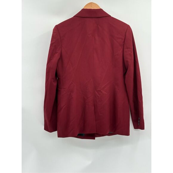 Pendleton Blazer Suit Jacket Women Size 10‎ Red Wool New - Picture 2 of 10